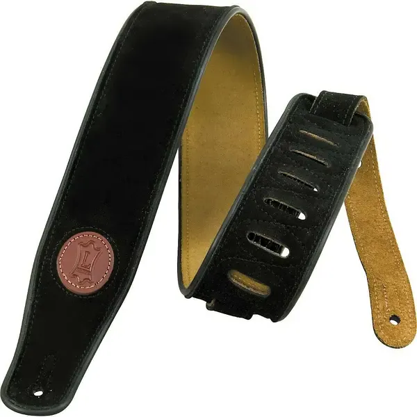 Ремень для гитары Levy's MSS3-BLK Soft Suede Guitar Strap Black