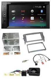 Pioneer Bluetooth Lenkrad USB 2DIN DAB DVD Autoradio für Toyota Auris 2007-2011