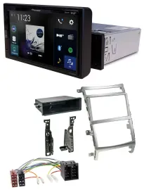 Pioneer DAB MP3 Bluetooth USB Autoradio für Hyundai ix55 (2009-2012) silber