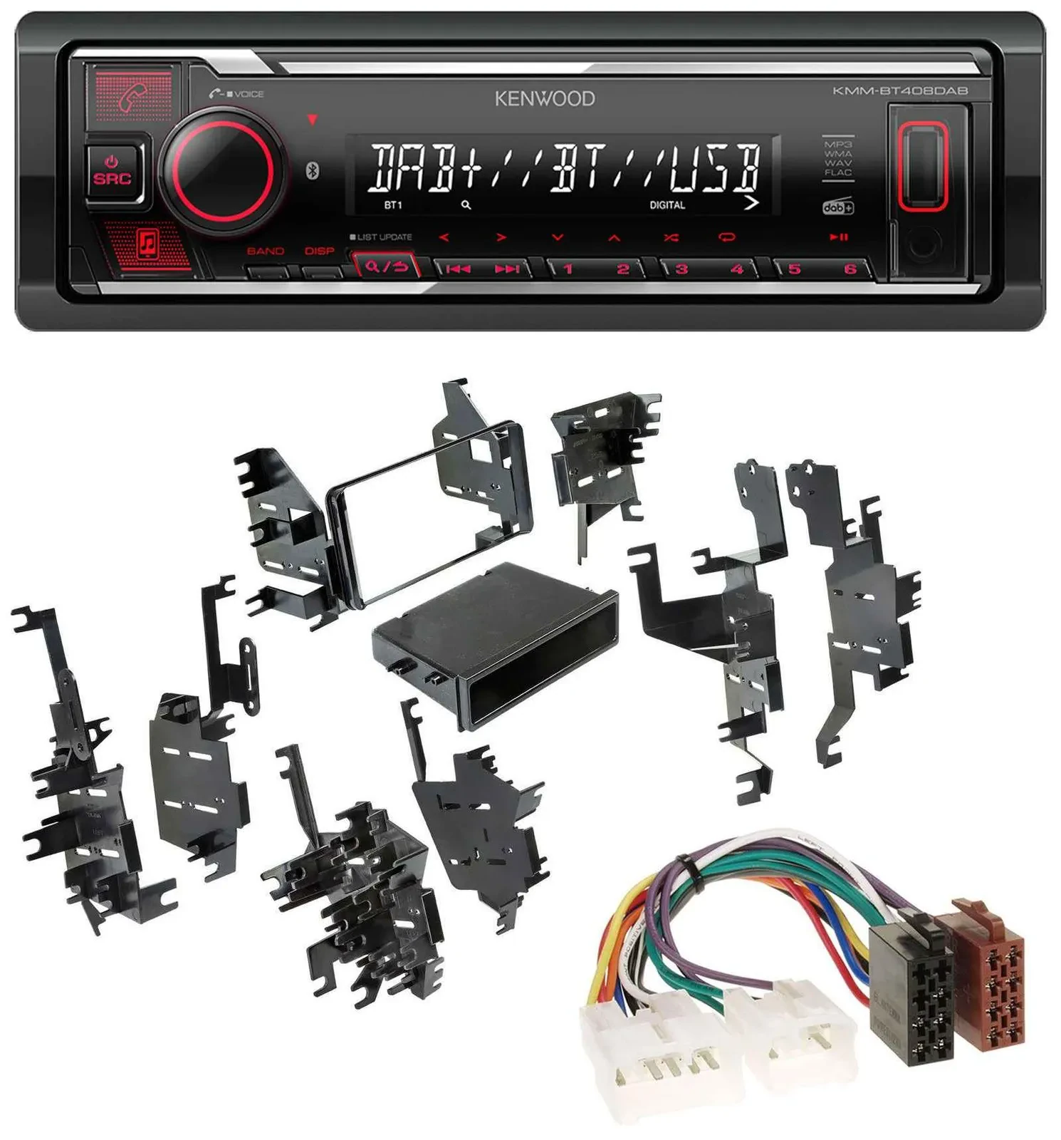 Kenwood MP3 Bluetooth USB DAB Autoradio für Toyota Highlander MR2 Sequoia Yaris
