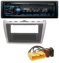 Alpine USB Bluetooth DAB MP3 Autoradio für Mazda 6 (08-12) silber schwarz