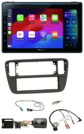 Pioneer Bluetooth DAB Lenkrad USB Autoradio für VW Up AA AAN 11-16 schwarz