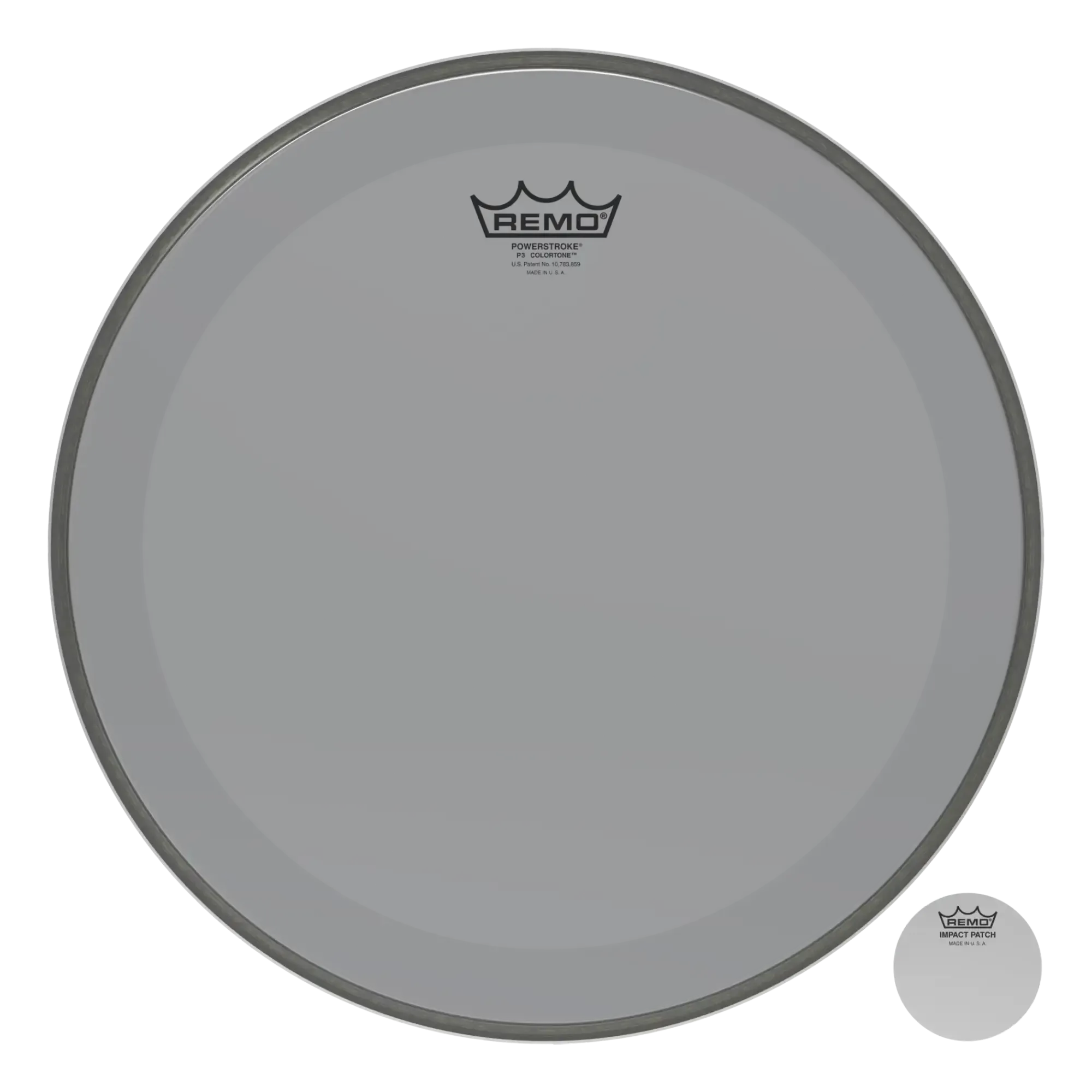 Пластик для барабана Remo 26" Powerstroke P3 Colortone Smoke