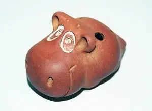 Окарина малая сувенирная Бегемотик Мастерская Никифорова MN-OMS-8