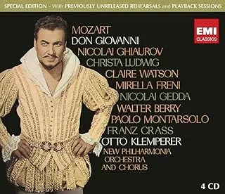 NICOLAI GHIAUROV / CHRISTA LUDWIG / OTTO KLEMPERER - Mozart: Don Giovanni (4CD)