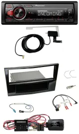 Автомагнитола для Opel Corsa D Pioneer CD/MP3/DAB/USB, черный глянец (2009–2014)