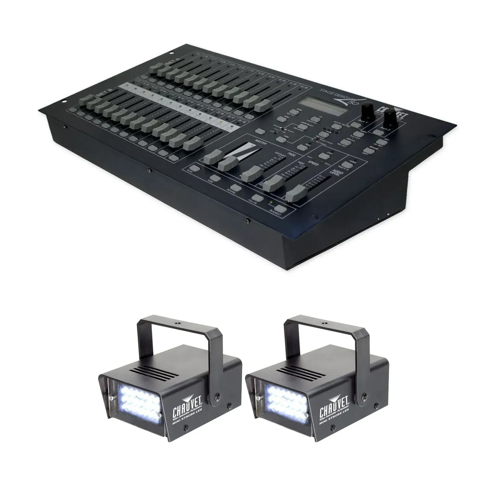 Комплект светового оборудования Chauvet DJ STAGE DESIGNER 50 + 2 MINI Strobe LED