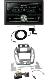 Pioneer CD USB MP3 Bluetooth 2DIN DAB Autoradio für Ford Transit 12-18 Display C