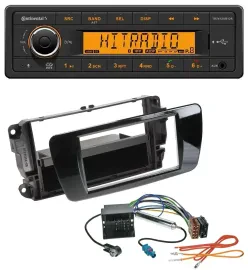 Continental MP3 Bluetooth AUX USB Autoradio für Seat Ibiza ab 08 Klavierlack sch