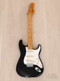 Электрогитара Fender Stratocaster Hardtail SSS Black w/case USA 1975