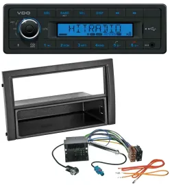 VDO AUX Bluetooth USB MP3 Autoradio für Skoda Fabia 6Y Facelift 2004-2007 Quadlo