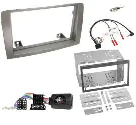 Radioset Lenkradadapter Doppel DIN Autoradio für Lancia Musa 2004-2012