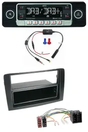 Dietz MP3 DAB Bluetooth USB Autoradio für Fiat Idea (350 03-11) schwarz