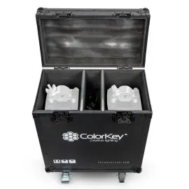 ColorKey CKU-9061 Flight Case with Casters for 2x Creator Spot 250
