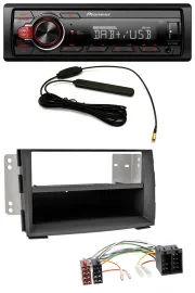 Pioneer MP3 DAB 1DIN AUX USB Autoradio für Kia Venga (YN, ab 2009)