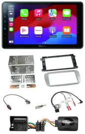 Pioneer Bluetooth 2DIN USB Lenkrad DAB Autoradio für Ford Mondeo S-Max 07-14 Pro