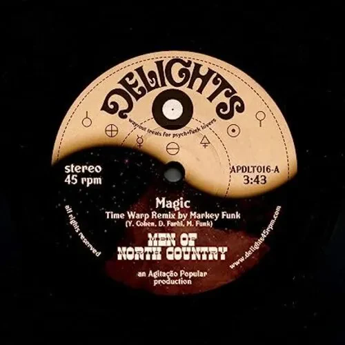 Виниловая пластинка Men of North Country & 3421 - Magic + Sparks [New 7" Vinyl] UK - Import