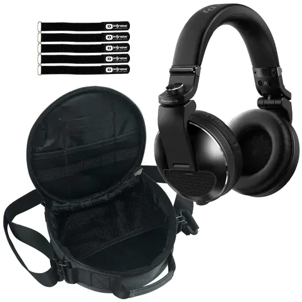 Pioneer DJ HDJ-X10 Professional Over-Ear DJ Headphones Black w Carrying Case