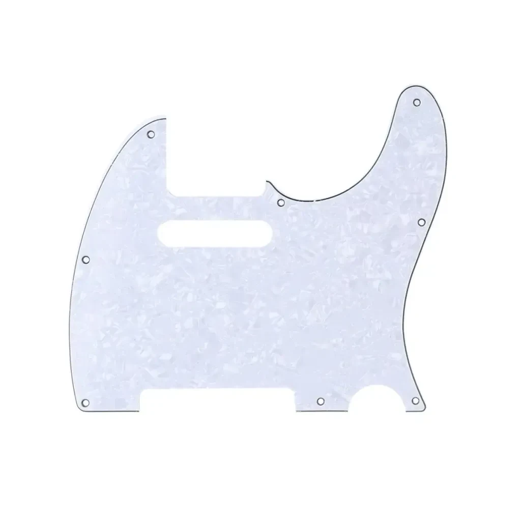 Пикгард Musiclily MX1400WP Telecaster, 4 слоя, цвет белый жемчуг