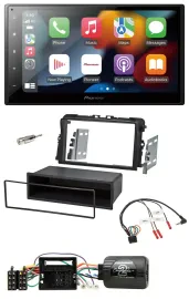 Pioneer DAB Bluetooth 2DIN USB Lenkrad Autoradio für Opel Vivaro 2011-2015