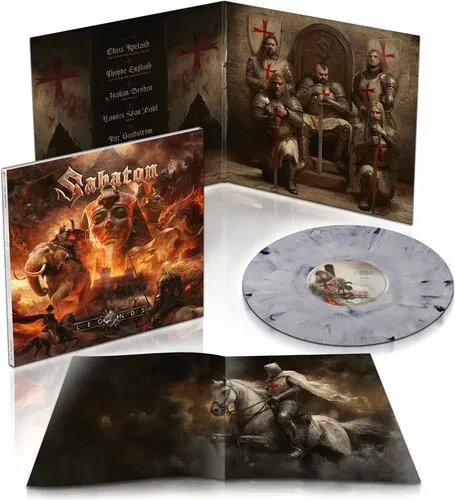 Виниловая пластинка Sabaton - Legends (Templars Edition) [New Vinyl LP] Colored Vinyl, Gatefold LP J