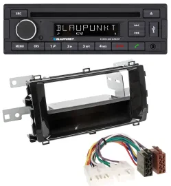 Автомагнитола Blaupunkt USB MP3 Bluetooth DAB CD для Toyota Auris (с 2013) черный