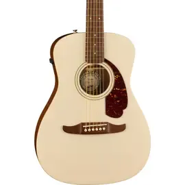 Электроакустическая гитара Fender Malibu Player Acoustic-Electric Parlor Guitar Olympic White
