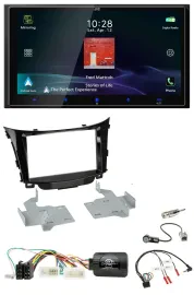 JVC USB Bluetooth 2DIN DAB Lenkrad Autoradio für Hyundai i30 2012-2017