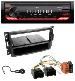 Автомагнитола для Chevrolet Corvette/Uplander 2005–2013 JVC Bluetooth, USB, DAB, MP3