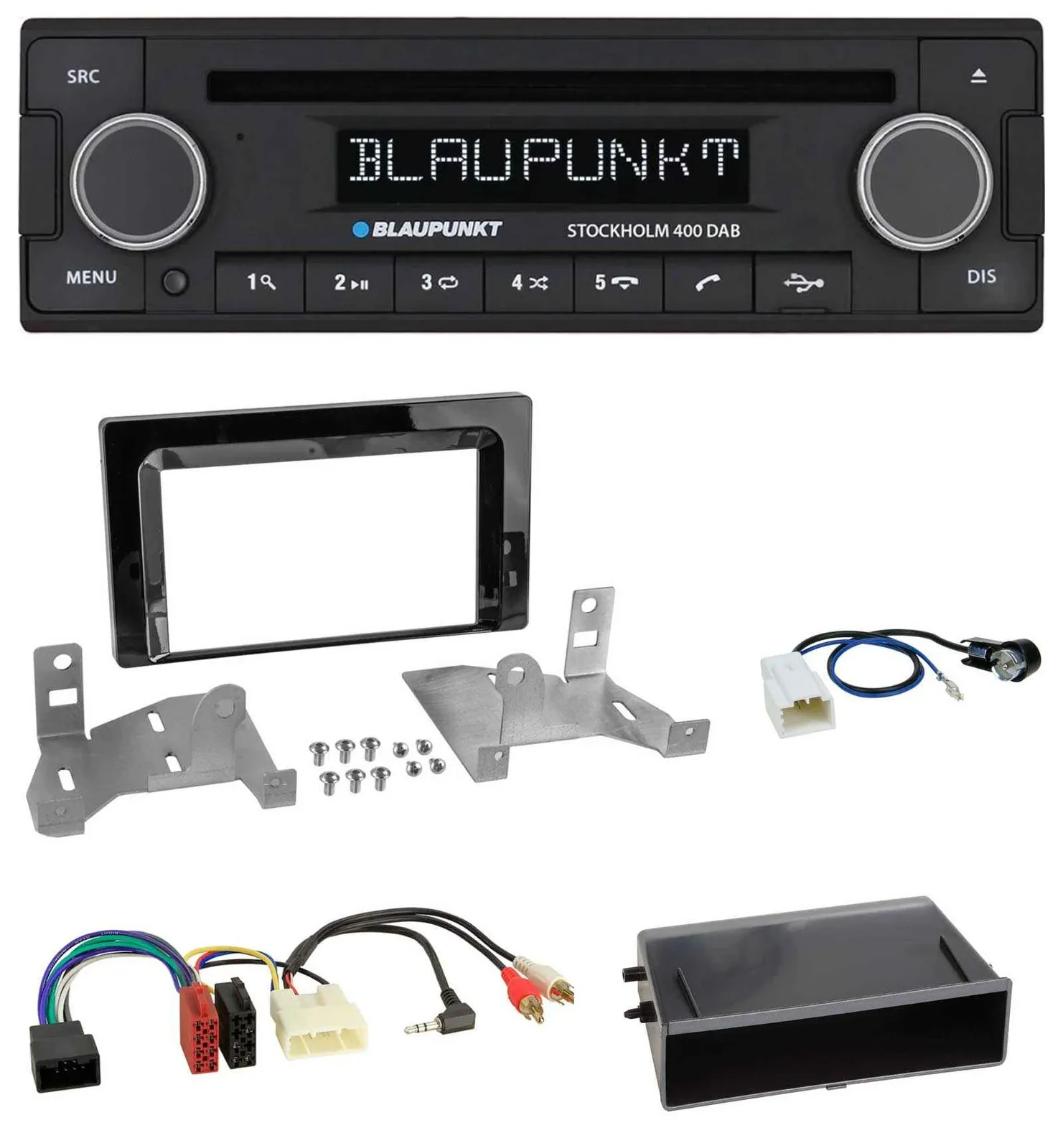 Blaupunkt MP3 Bluetooth DAB CD USB Autoradio für Toyota Aygo (AB7, ab 2022)