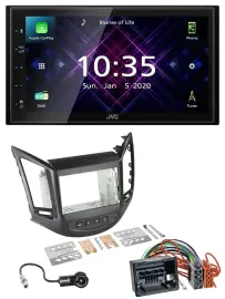 Автомагнитола JVC 2 DIN DAB MP3 Bluetooth USB для Chevrolet Orlando KL1Y/KL1YN (с 2010)
