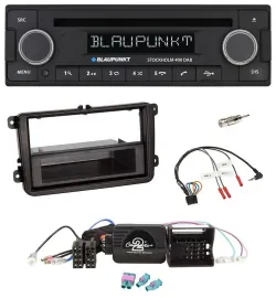 Blaupunkt Lenkrad Bluetooth DAB CD USB Autoradio für VW Amarok Beetle EOS Caddy