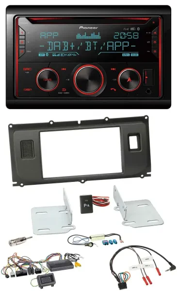 Pioneer 2DIN DAB Lenkrad Bluetooth USB CD Autoradio für Land Rover Evoque ab 201