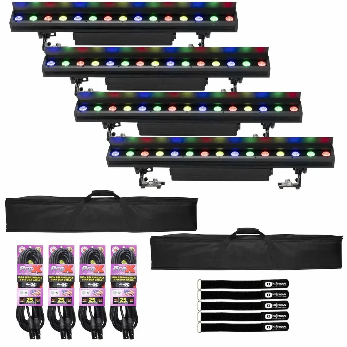 Прибор смены цвета American DJ ENCORELB15IP RGBL с аксессуарами (4 штуки)