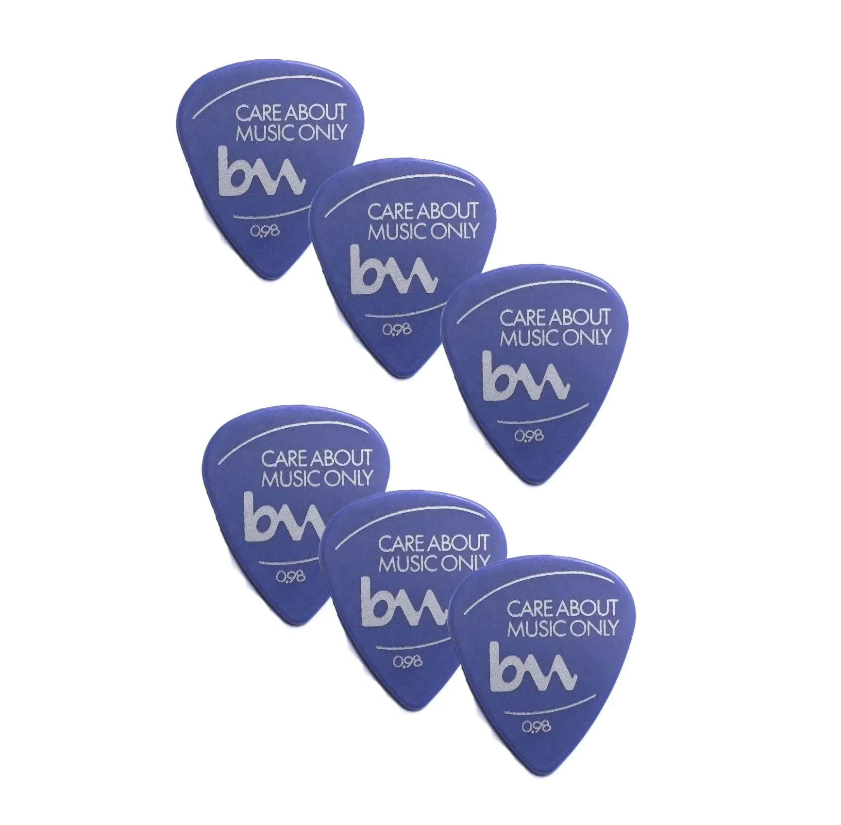 Медиаторы bagandmusic AKSS16 Delrin Blue 0.98 (6 штук)