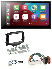 Pioneer USB MP3 DAB 2DIN Bluetooth Autoradio für Toyota Aygo (2014-2021)