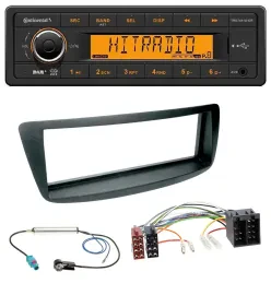 Continental 1DIN DAB MP3 AUX USB Autoradio für Citroen C1 Peugeot 107 Fakra Phan
