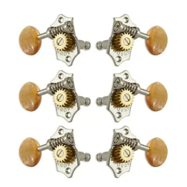 GROVER V97-18NAA Machine Head Original Sta-Tite 3 + 3 - Nickel