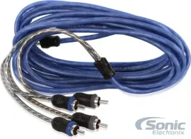 NVX XIV23 3m (9.84 ft) 2-Channel Twisted Hyper Flex RCA Audio Interconnect Cable