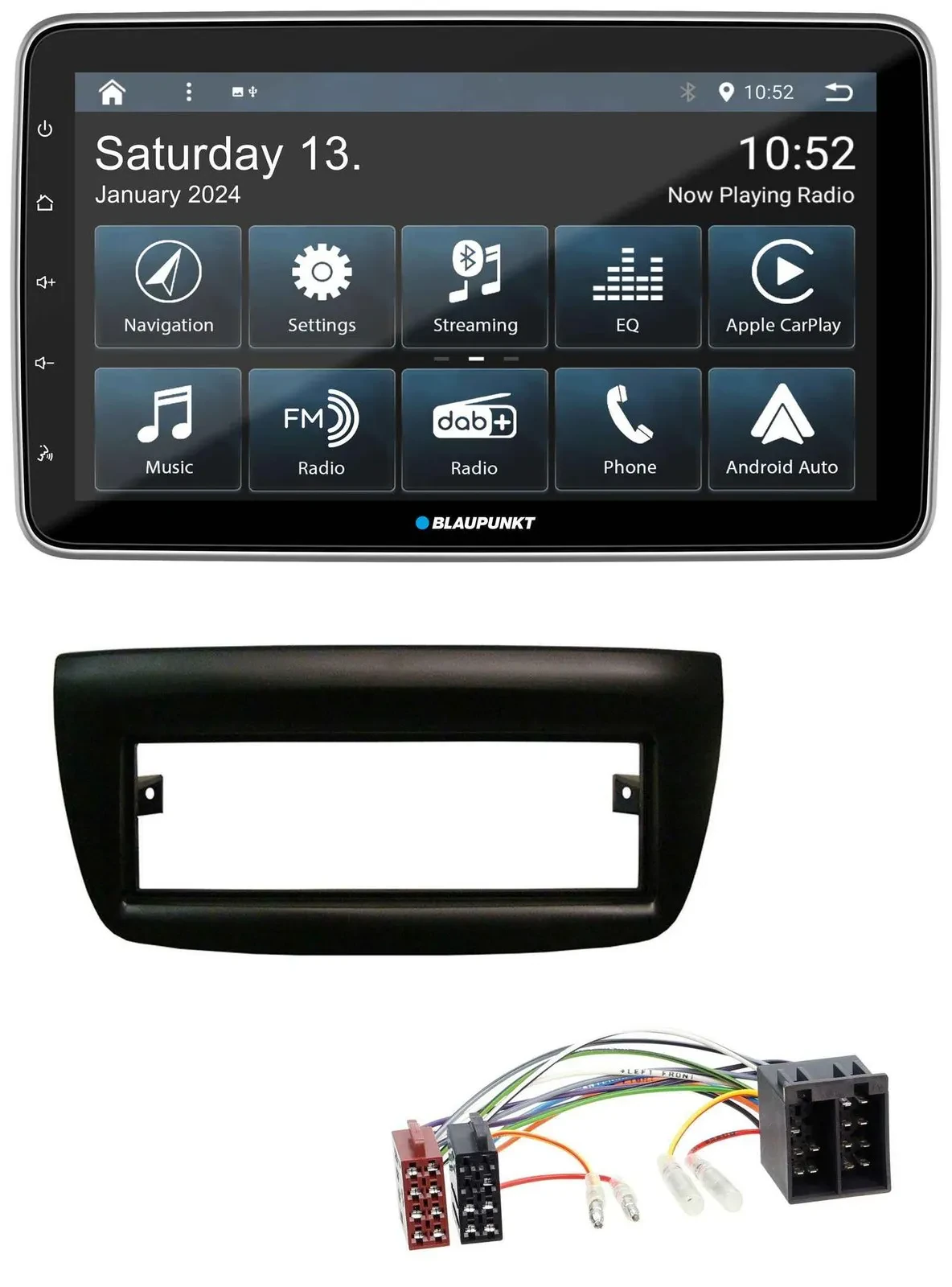 Blaupunkt USB DAB SD MP3 Bluetooth Autoradio für Fiat Doblo 12-15 Opel Combo 10-