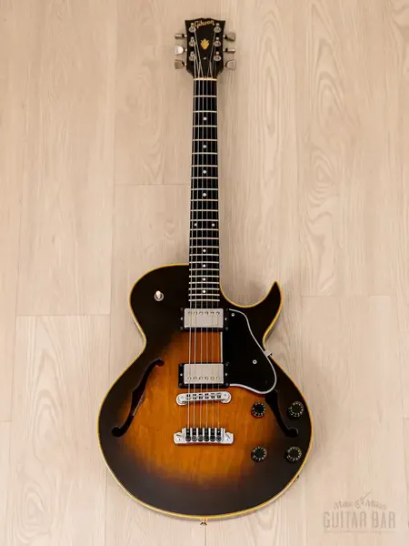 Электрогитара полуакустическая Gibson Howard Roberts Fusion HH Sunburst w/case USA 1981