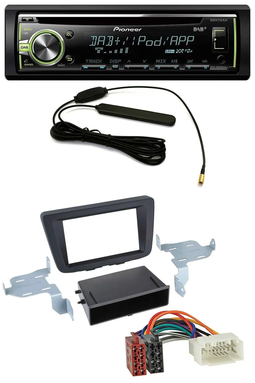 Автомагнитола для Suzuki Baleno (EW, с 2016) Pioneer CD/USB/DAB/AUX, MP3