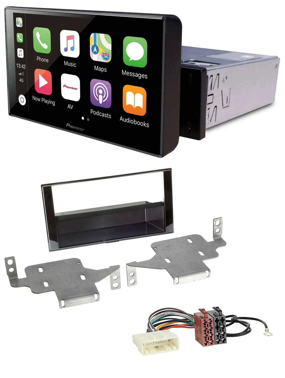 Pioneer Bluetooth MP3 DAB USB Autoradio für Nissan Juke (ab 2014)