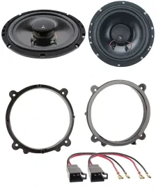 Dietz 85Watt 16,5cm 2-Wege Lautsprecher für Opel Antara ab 2013 Fronttür Auto Bo