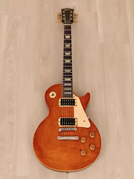 Электрогитара Gibson Les Paul Classic Trans Amber  1991 USA w/Case