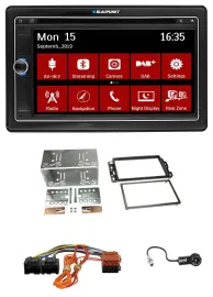 Blaupunkt Bluetooth DAB 2DIN USB DVD MP3 Autoradio für Cadillac BLS (2006-2010)