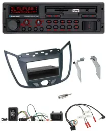 Blaupunkt SD Lenkrad USB Bluetooth DAB Autoradio für Ford C-Max Kuga dunkelgrau
