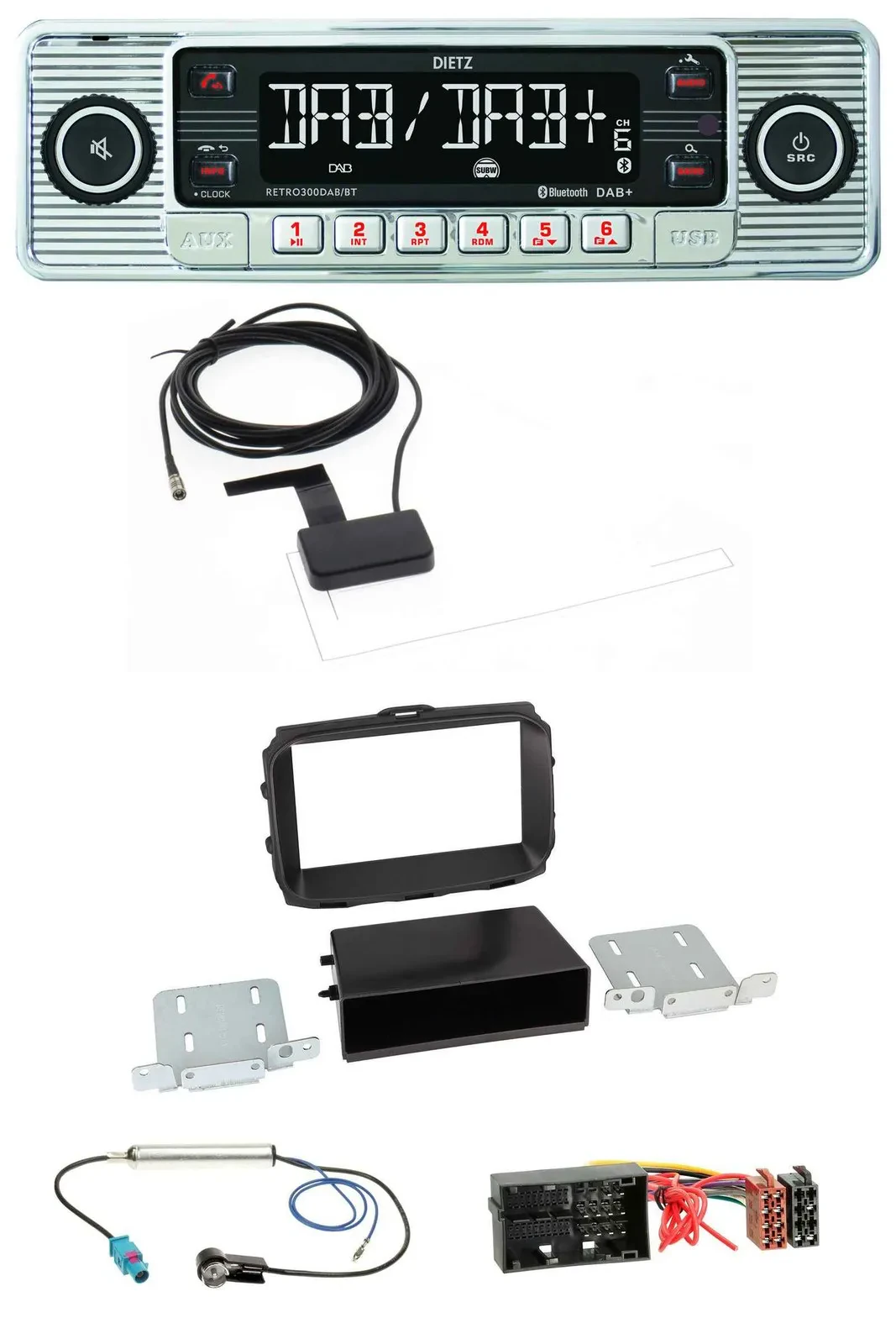 Автомагнитола для Alfa Romeo Giulietta 940 Facelift Dietz Bluetooth USB MP3 DAB