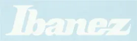 IBANEZ Sticker White Logo