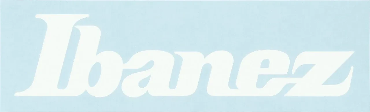 IBANEZ Sticker White Logo